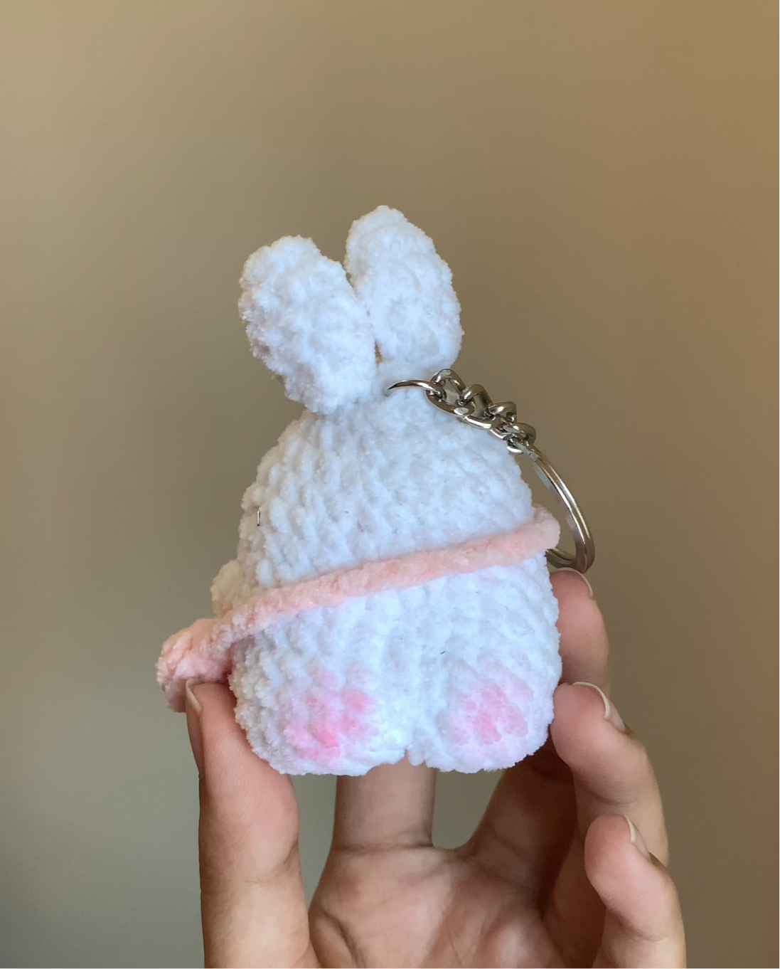 Chashmish Bunny With Side Bag Plushie Keychain
