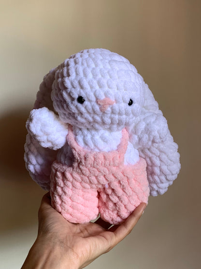Bunny Plushie With Pink Outfit