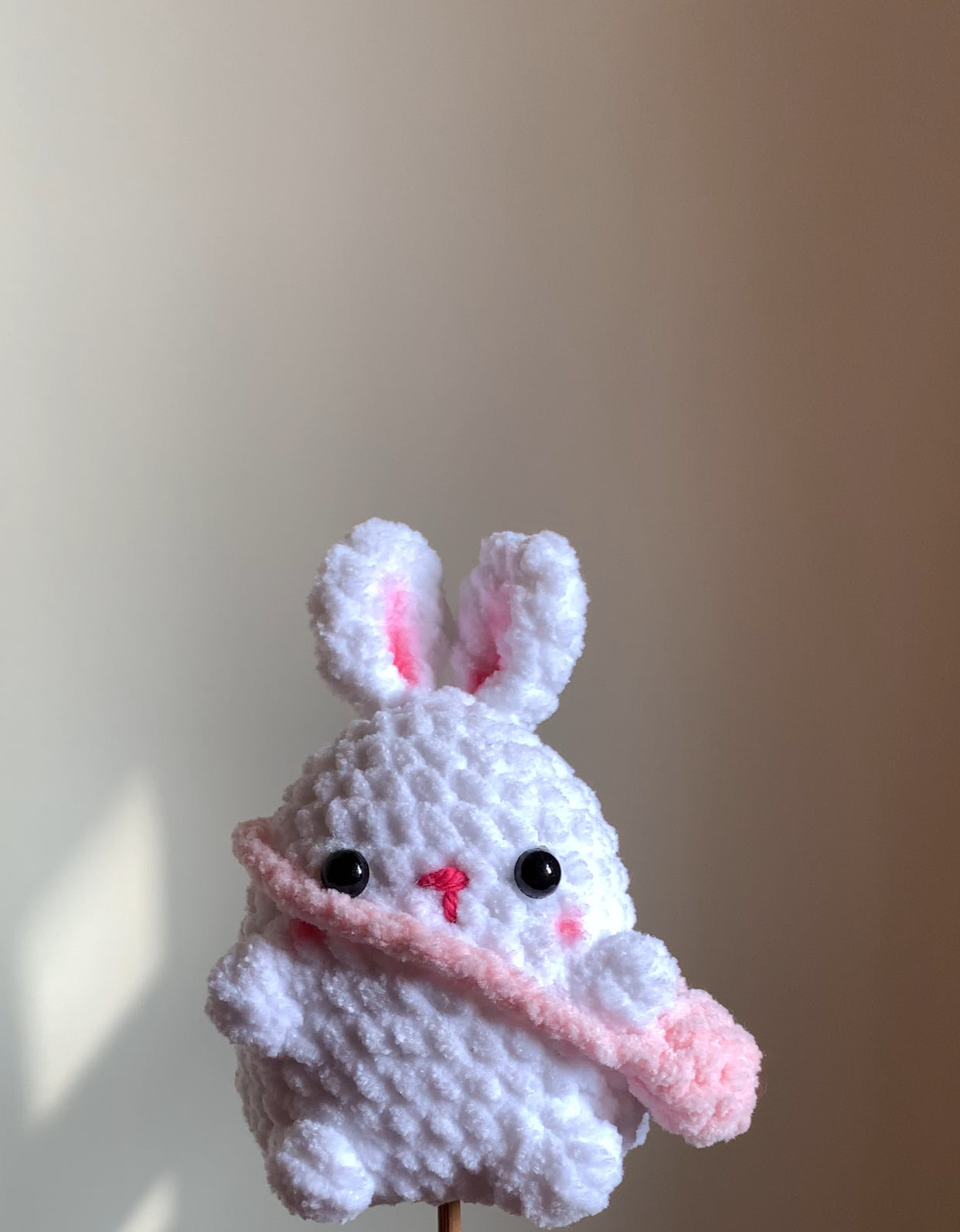 Bunny With Side Bag Plushie Keychain