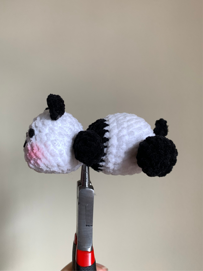 Sleeping Panda Plushie Desk Decor