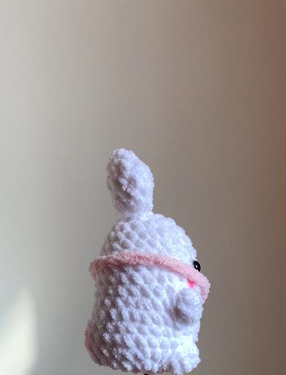 Bunny With Side Bag Plushie Keychain