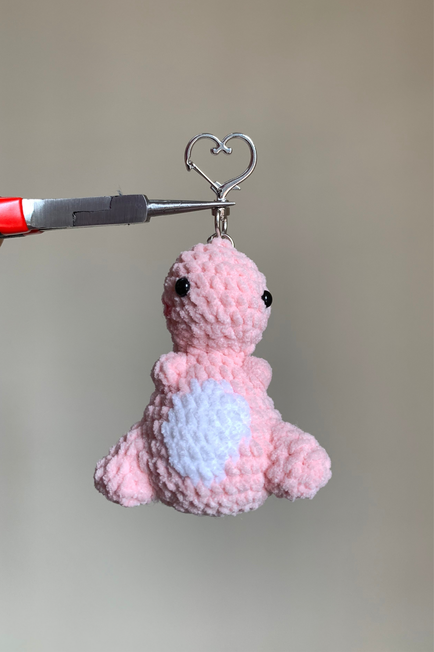 Dino Plushie Keychain